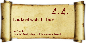 Lautenbach Libor névjegykártya